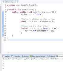 Simple lessons for crisp understanding. How To Convert A String To Char Array In Java Javastudypoint