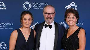 Aussie tennis player • cricket • golf • richmond tigers • dog lady • coffee lover : Ash Barty Wins 2019 Newcombe Medal Pays Emotional Tribute To Parents Coaches