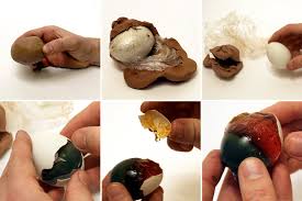 If the egg is exposed to oxygen during the curing process, it will revert of a paler colour. Century Eggs 7 Steps With Pictures Instructables