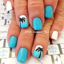 33 Cute Summer Nail Design Ideas 2019 2019nails Nail Nail Designs Summer Cute Summer Nail Designs Easy Nail Designs Summer