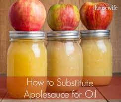 How To Substitute Applesauce For Oil In Baking The Happy Housewife Cooking