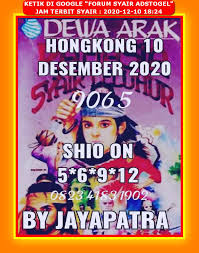 1 New Message Kode Syair Hongkong 10 Desember 2020 Forum Syair Togel Hongkong Singapura Sydney