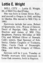 Lottie Estella Morgan Wright (1897-1986)
