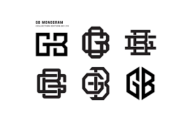Download Monogram Gb Unique Letter Graphic By Iqbalhidayanto123 Creative Fabrica In 2020 Letter Logo Design Monogram Logo Logo Design PSD Mockup Templates