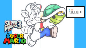 You can switch the colors if you'd like to make a red koopa or add wings (i don't have a pattern for wings by the way) for a winged koopa. Coloring Super Mario With Koopa Troopa Roshie Coloring Pages Youtube