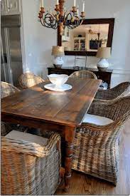 Farmhouse dining tables are often made of wood to give them a rustic country look. Pin On Dining Table And Chair Ideas