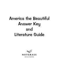 Ig pacar btr branz felly. Https History Notgrass Com Content America The Beautiful Answer Key Pdf