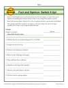 #opinionmarkingsignals #expressyouropiniongiving an opinion on different topics is an important part of speaking. Fact And Opinion Worksheet Activities
