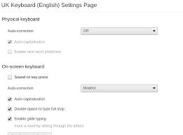 Click the autocorrect options button. How To Turn Off Word Prediction And Correction Chromebook Community