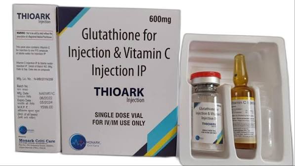 Thioark Glutathione 600mg injectgion, Packaging Type: Box at ₹ 700/box in  Surat