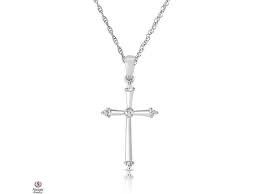 Get the best deals on diamond gold cross necklace and save up to 70% off at poshmark now! Womens Diamond Accent Cross Necklace Pendant 14k White Gold With 18in Chain Newegg Com