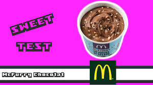Mcflurry Chocolat Mcdonald S Sweet Test Youtube