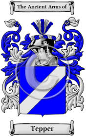 Tepper Name Meaning, Family History, Family Crest & Coats of Arms