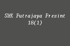 Blog ini masih dalam proses pembangunan.harap maklum. Smk Putrajaya Presint 18 1 Sekolah Menengah In Putrajaya