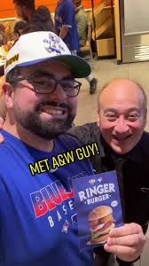 NEW Tasty Ringer Burger from A&W and Blue Jays plus Allen Himself! @Toronto  Blue Jays #awcanada #bluejays @Toronto Foodie #food