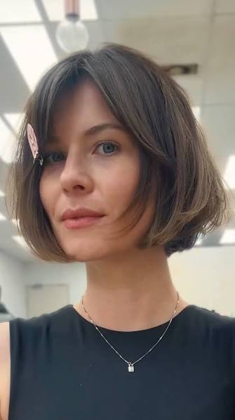 When life gives you fine hair, get a bob & fake the thickness! 💫✂️, Cuteness overload with a Bob that brings on the VOLUME! 😍, Specialising in bobs that give fine hair the illusion of volume ! ✂️, ...