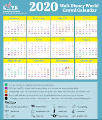 Kleinhenz | january 25, 2021 january 24, 2021. 2020 Walt Disney World Crowd Calendar Love The Mouse Travel