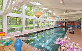 Maintaining an indoor pool with minimal energy input is an interesting problem in itself. 7 Homes With Indoor Swimming Pools Christie S International Real Estate