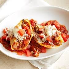 Beefy Stuffed Shells Food Recipes Diabetic Recipe With Ground Beef