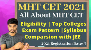 The tentative dates related to mht cet 2021 are given in the table below: Mht Cet 2021 What Is Mhtcet Eligibility Exam Pattern Registration Dates Youtube