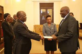 John pombe joseph magufuli (born 29 october 1959) is the president of tanzania, in office since 2015. Ambassador Richard Kabonero Tumusime Presents Credentias To H E John Joseph Pombe Magufuli