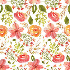 I recommend that you don't let the colors bleed but instead create clouds of colors for the watercolor floral pattern. Hand Drawn Watercolor Floral Seamless Pattern With The Spring Stock Photo Picture And Royalty Free Image Image 95073882