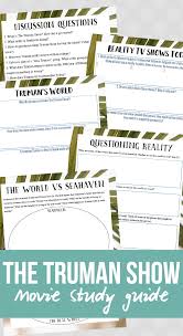The trailer video of perfect world live action movie will air on october 5, 2018. The Truman Show Movie Study Guide With Discussion Questions