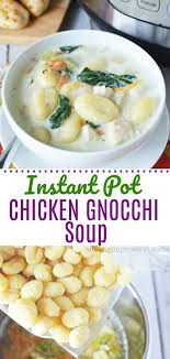 Olive Garden Chicken And Gnocchi Soup Copycat Recipe Made Using The Instant Pot Easy Instant Pot Recipes Instant Pot Dinner Recipes Instant Pot Recipes Chicken