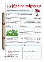 My Kind Neighbour Simple Present Teaching English Grammar Learn English English Lessons