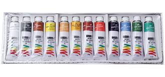 Its sticky surface takes up stray dust particles. Camel Artists Oil Color Box 9ml Tubes 12 Shades Starbox