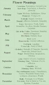 Pin By Tina Athey On Tattoo Ideas Birth Month Flowers Month Flowers Flower Meanings