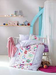 Mermaid toddler bed will transform your little one?s bedroom into an underwater fantasy! Mermaid Baby Bedding Set Cotton Dream Of Underwater World With Little Mermaids Set Of 4 Duvet Cover Flat Sheet Beachfront Decor