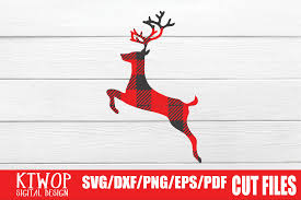 After christmas sales babies first christmas christmas baby christmas signs wood christmas quotes christmas svg baby svg cute texts digital papers more information. Buffalo Plaid Christmas Deer Jump Graphic By Ktwop Creative Fabrica