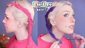Some see changing one's hair color as an act of vanity. Will My Hair Be Tie Dye Youtube