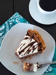 This sugar free, keto chocolate cream pie is a beautiful traditional pie made without any sugar and perfect for the holidays! No Bake Gluten Free Chocolate Cream Pie Faithfully Gluten Free