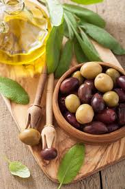 Black And Green Marinated Olives Oil Sage Leaf Marinated Olives Olive Recipes Green Food Photography