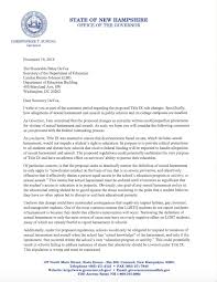 If this is the case, you should consider negotiating with the creditor and trying to come. Chris Sununu On Twitter Today I Officially Submitted Comments Expressing My Concerns Regarding The Proposed Title Ix Rule Changes As Governor I Have Concerns That The Proposed Changes Could Jeopardize Protections For