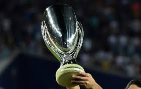 Azpilicueta lifting uefa super cup trophy! Uefa To Test Partial Return Of Fans In Super Cup Al Bawaba