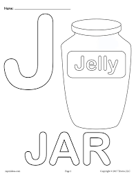 Who else needs free alphabet coloring pages, traditional style, with numbers? Letter J Alphabet Coloring Pages 3 Free Printable Versions Alphabet Coloring Letter A Coloring Pages Letter J