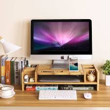 Ships free orders over $39. China Monitor Stand Riser With Drawers Sturdy Desk Organizer Laptop Stand With Keyboard Storage Office Computer China Furniture And Office Furniture Price