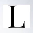 Letter L" Poster for Sale by MKCoolDesigns MK | Redbubble