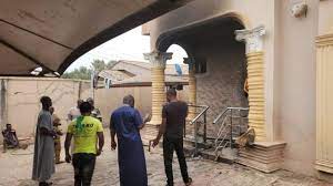 The security agents noted that the alleged invasion may be a plot by igboho to gain public sympathy. Sunday Igboho House Fire In Oyo State See How E Happun Bbc News Pidgin