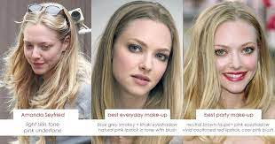 Amanda Seyfried And Her Skin S Pink Undertone Hair Color For Fair Skin Pale Skin Hair Color Pink Undertone Skin