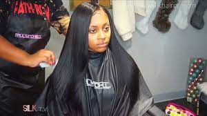 Maybe you would like to learn more about one of these? Natural Side Part Sew In Rawsilk T V Youtube