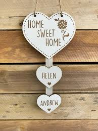 Comments are off for this post. Personalised White Home Sweet Home Hanging Heart New Home Housewarming Gift Little Gifts With Love