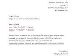 Contoh surat izin yang cocok untuk kamu yang sedang bingung mencari contoh surat saat sedang sakit, ada acara keluarga atau saat orang tua yang harus menulis surat izin contoh surat izin tidak masuk sekolah karena sakit. Contoh Surat Izin Orang Tua Tulis Tangan Untuk Sekolah Id Lif Co Id