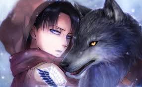 Shingeki No Kyojin Levi Wolf Levi Ackerman Seni Anime Attack On Titan