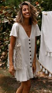 Hazel Mini Dress Beige Fashion Mini Dress Casual Fashion Inspo