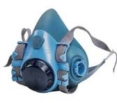 Outdoor Anti Spray Paint Custom Half Respirator Black Rubber Tear Gas Mask  for Kids