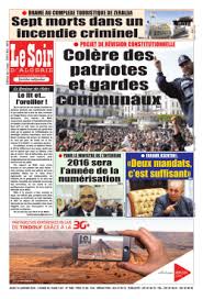 Journal le soir d alg?rie. Page Gabarit Le Soir D Algerie